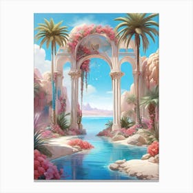 Archway To Paradise Canvas Print