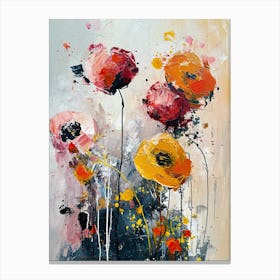 Spirit Of The Night Flower, Boho Art Style Canvas Print