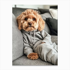 Cavapoo Lazy Day Canvas Print