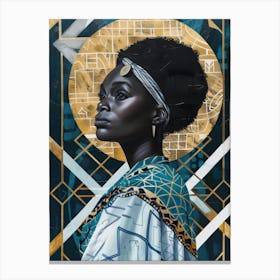 'Black Woman' 2 Canvas Print