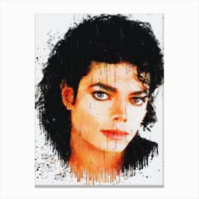 Michael Jackson Paint Canvas Print