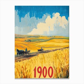 Aihrgdesign A Nostalgic Poster Of The 1900 Countryside Featur 10859182 53e0 4e98 B680 Af566de1dd38 2 Canvas Print