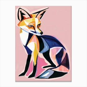 Fox Illustration 13 Canvas Print