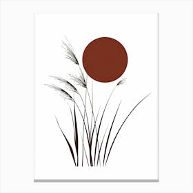 Elizabeth Visionary Patterns Minimalist Bauhaus Canvas Print