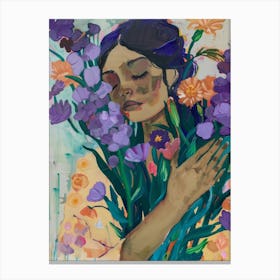 'Soul Of Flowers' Canvas Print