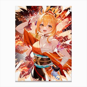 Yoimiya Genshin Impact 1 Canvas Print