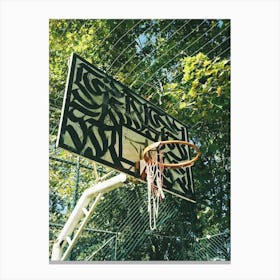 Basketbal In Summerl, Istanbul Canvas Print