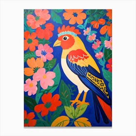 Bird In The Garden 1 Canvas Print