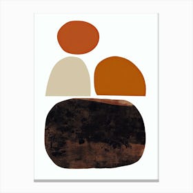 Sand And Stone, Minimalism Canvas Print