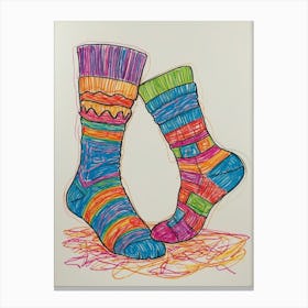 Socks 2 Canvas Print