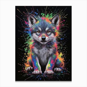 Fox Painting 1 Canvas Print