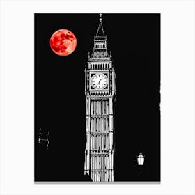 Big Ben At Night 4 Canvas Print