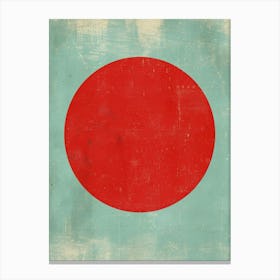 Red Sun 2 Canvas Print