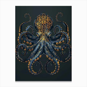 Octopus 12 Canvas Print