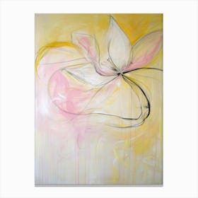 Abstract Flower Painting 20 Canvas Print