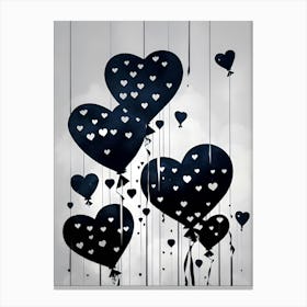 Heart Balloons 2 Canvas Print