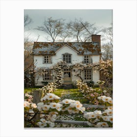 House In Bloom Canvas Print