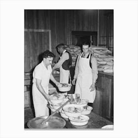 Making The Soupa For Dinner At The Festival Of The Holy Ghost, Novato California, Soupa Is One Of The Special 1 Canvas Print