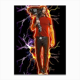 Dave Ghrol with Storm Canvas Print