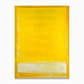 'Yellow Square' Canvas Print