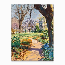 Hyde Park London Parks Garden 4 Painting Canvas Print