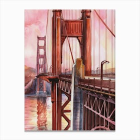 Beautiful Golden Gate Bridge San Francisco Canvas Print