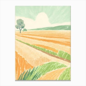 Field Of Wheat 1 Canvas Print