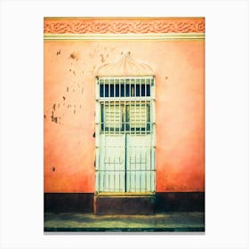 Iron Shuttered Window Cuba Canvas Print