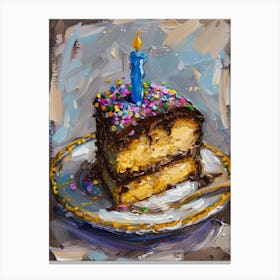 Birthday Cake 8 Canvas Print