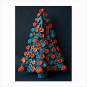 Crochet Christmas Tree Canvas Print