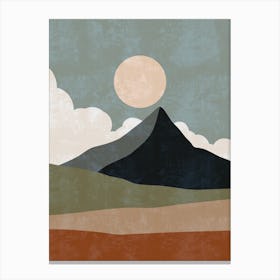 Mountain Landscape - Mountain Stock Videos & Royalty-Free Footage Canvas Print