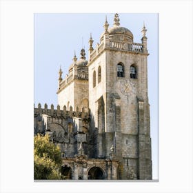 Porto Cathedral | Colorful travel photography Canvas Print