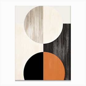 Aschaffenburg Abstraction, Geometric Bauhaus Canvas Print