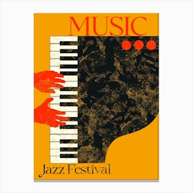 Jazz Festival Canvas Print