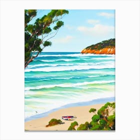 Fisherman'S Beach, Australia Contemporary Illustration   Canvas Print
