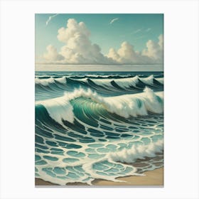 Serene Waves Canvas Print