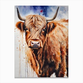 Highland Cow 7 Canvas Print