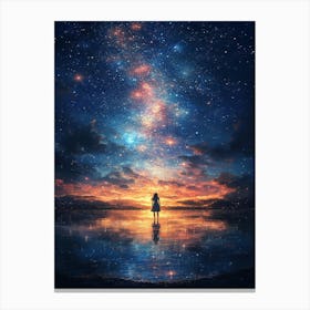 Starry Night Sky 16 Canvas Print