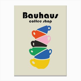 Bauhaus Coffee Shop Print Toile