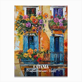 Mediterranean Views Catania 1 Canvas Print