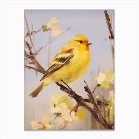 Bird Painting Yellowhammer 3 Canvas Print