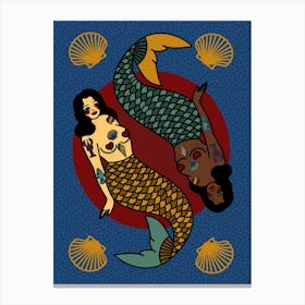 A Mermaids World Canvas Print