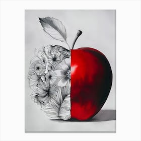 Red Apple 2 Canvas Print