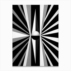 Optical Illusion Abstract Geometric 4 Canvas Print