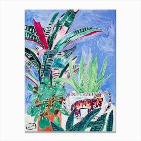 House Plant Jungle Canvas Print