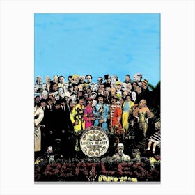 Beatles Sgt Pepper'S Lonely Hearts Club Band Canvas Print
