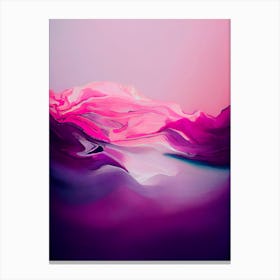 Pink And Purple Wave Canvas Print