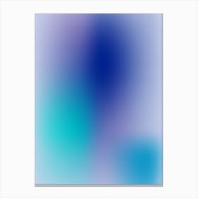 Y2k Blue Gradient Canvas Print