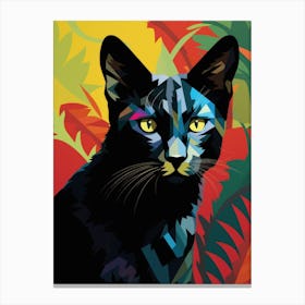 Cat In The Jungle Canvas Print