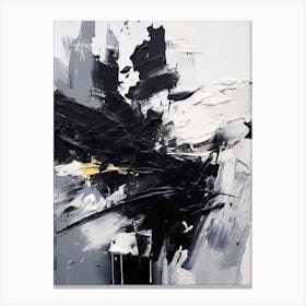 Black Art Painting 2 Canvas Print